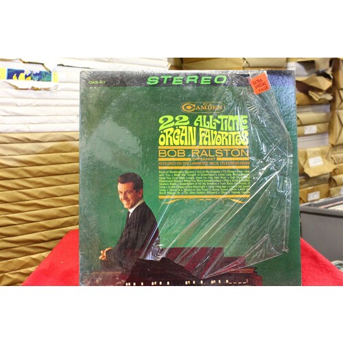 Bob Ralston 22 All-Time Organ Favorites CAS-917 Vinyl 64-047