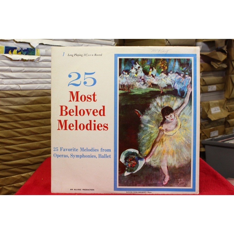 Various 25 Most Beloved Melodies SBMN Vinyl 64-048