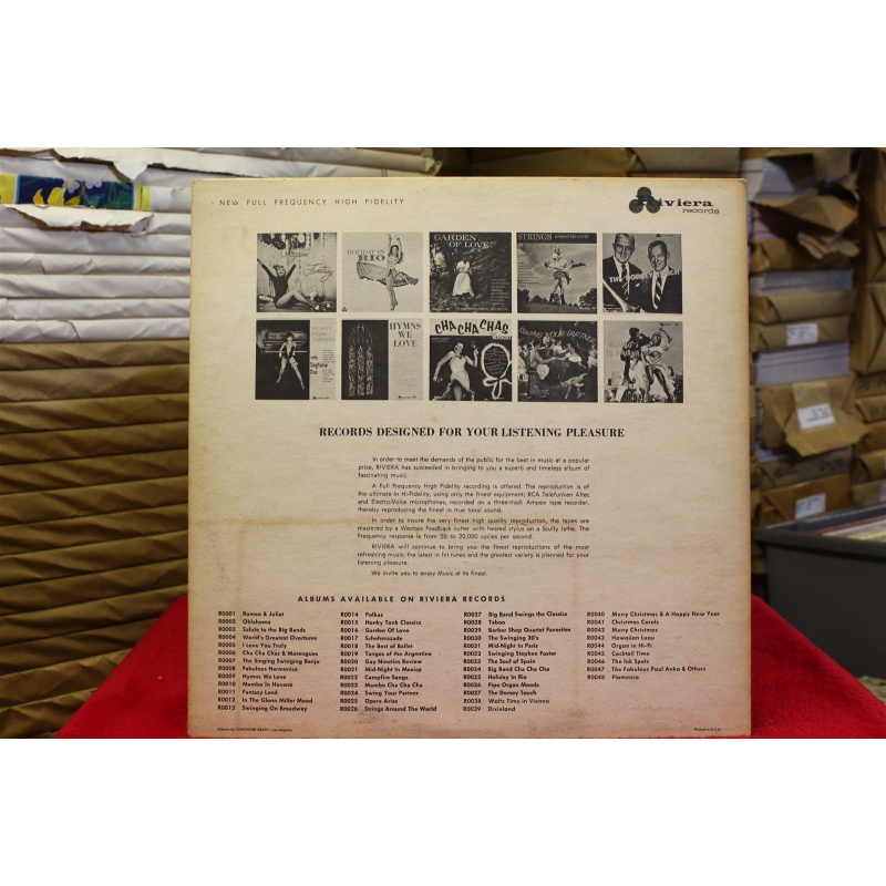 Unknown Artist Organ Fantasy R0036 Vinyl 64-049