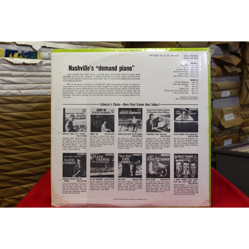 Floyd Cramer The Best Of Floyd Cramer LPM-2888 Vinyl 64-062