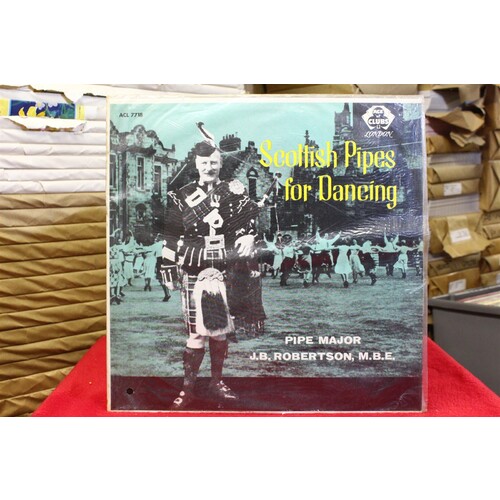 J.B. Robertson Scottish Pipes For Dancing ACL 7718 Vinyl 64-064