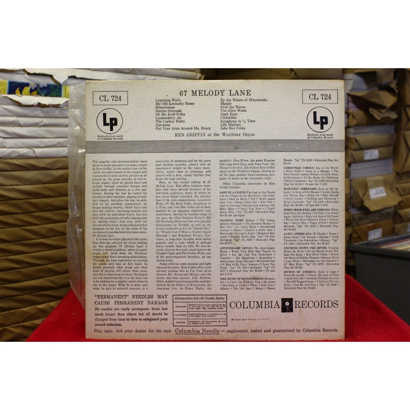 Ken Griffin 67 Melody Lane CL 724 Vinyl 64-069