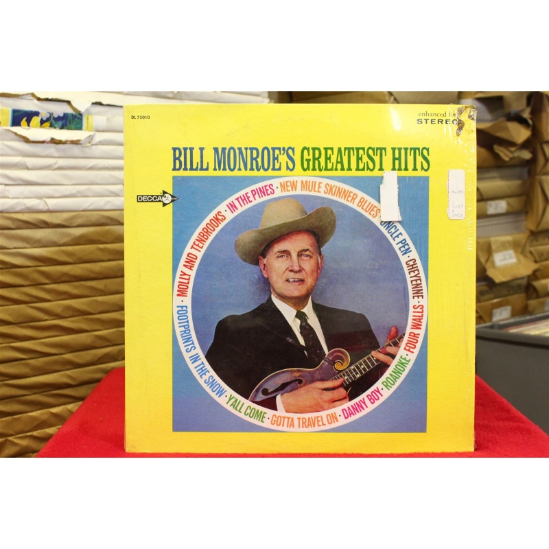 Bill Monroe Bill Monroes Greatest Hits DL 75010 Vinyl 64-078