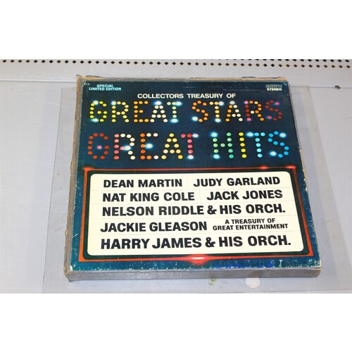 Collectors Treasury Of Great Stars Great Hits  7 LP Box set Various  Vinyl 65-0