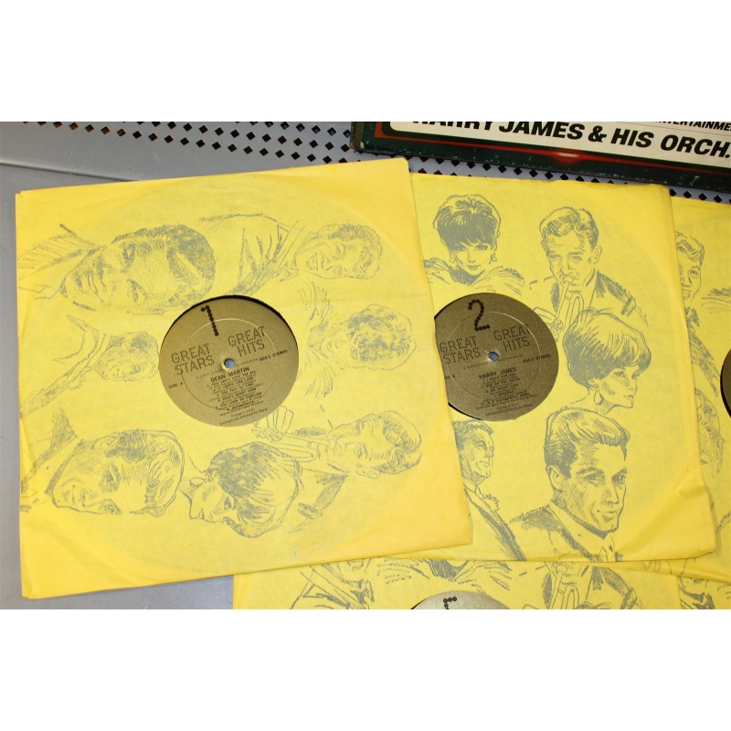 Collectors Treasury Of Great Stars Great Hits  7 LP Box set Various  Vinyl 65-0