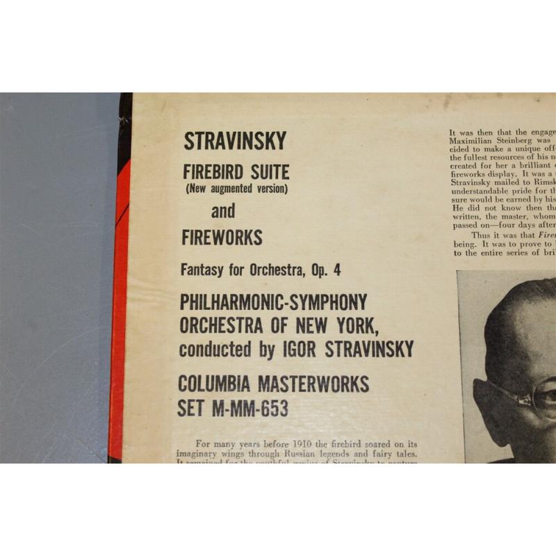 Firebird Suite New Augmented Version 1947 Igor Stravinsky MM 653 Vinyl 65-005