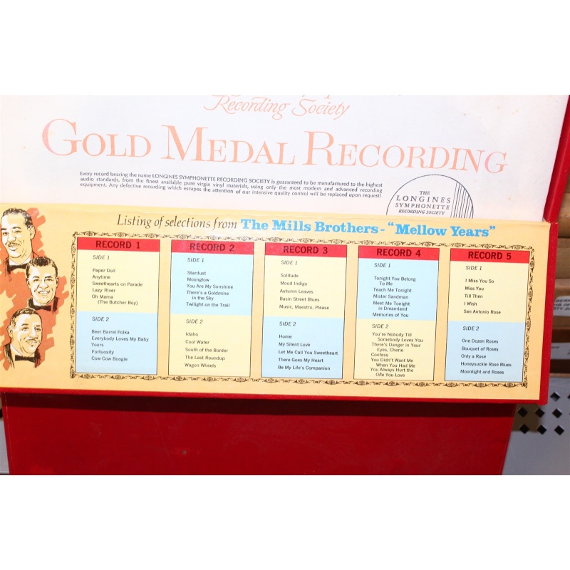 The Mellow Years LP Boxed Set Mills Brothers  Vinyl 65-006