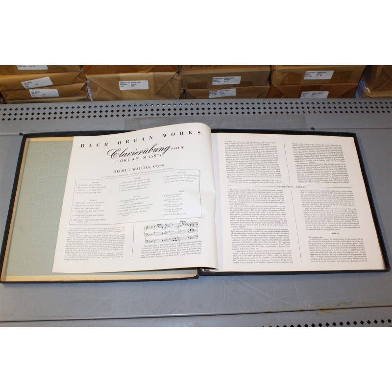 Bach Clavierubung Pt III 3 LP BOX WALCHA DX 115 Vinyl 65-008