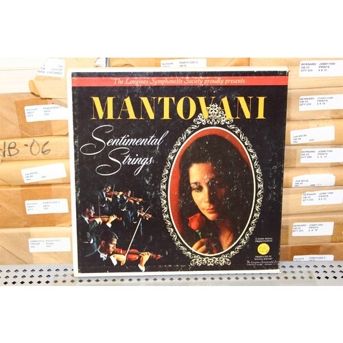 SENTIMENTAL STRINGS (5 LP BOX SET) MANTOVANI  Vinyl 65-009