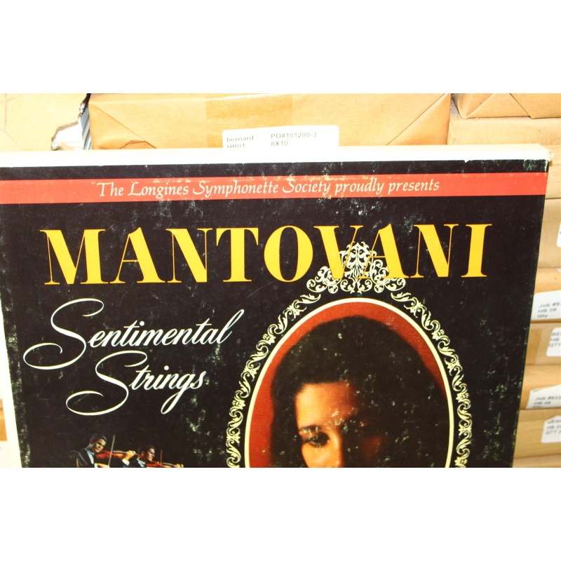 SENTIMENTAL STRINGS (5 LP BOX SET) MANTOVANI  Vinyl 65-009