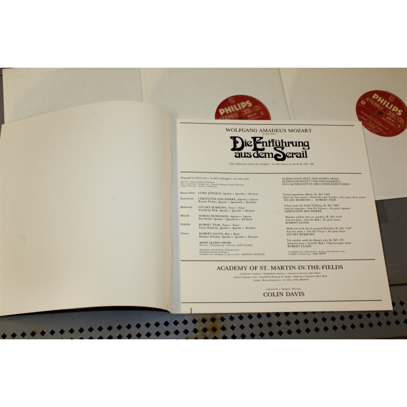 Die Entführung Aus Dem Serail (Il Seraglio) Wolfgang Amadeus Mozart; Sir Colin D