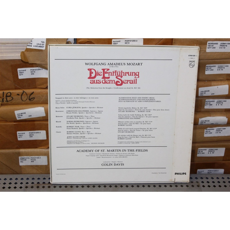 Die Entführung Aus Dem Serail (Il Seraglio) Wolfgang Amadeus Mozart; Sir Colin D