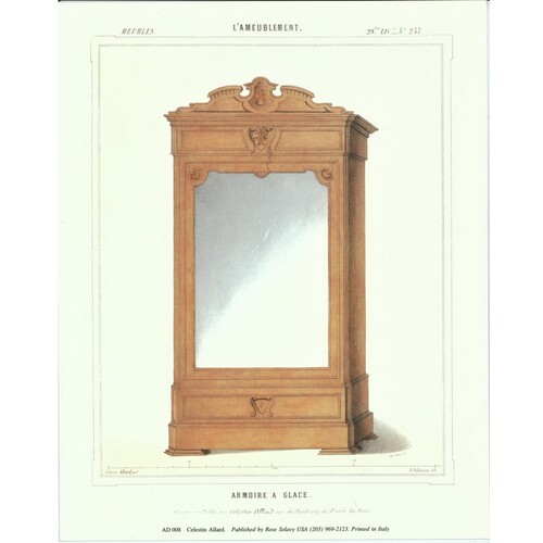 (8 x 10) Art Print AD008 Celestin Allard Printed in Italy