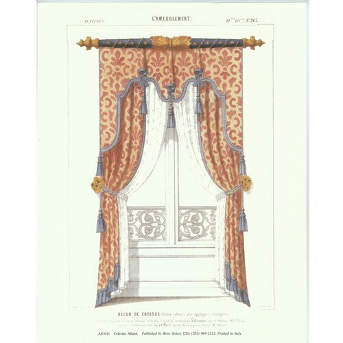 (8 x 10) Art Print AD011 Celestin Allard Printed in Italy