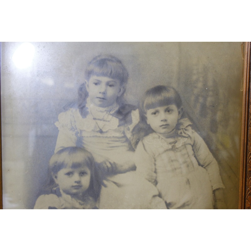 18.5 x 22.5 Very Early Framed Portrait