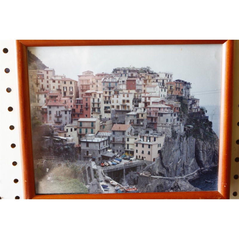10.75 x 8.75 Framed Photo of unknown Seaside City