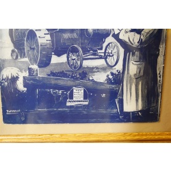 13.5 x 16.5 Framed Sheet Music Cover How Ya Gonna Keep Em Down on the Farm