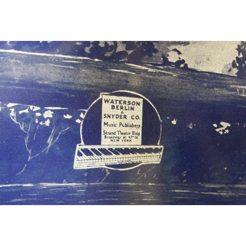 13.5 x 16.5 Framed Sheet Music Cover How Ya Gonna Keep Em Down on the Farm