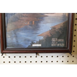 12.5 x 15.5 Framed Sheet Music Cover When the Sun Goes Down in Dixie