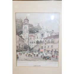 11.5 x 14.5 Framed Amalfi Signed