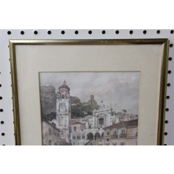 11.5 x 14.5 Framed Amalfi Signed