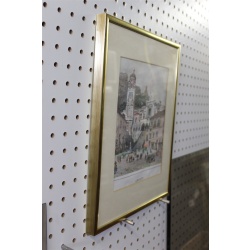 11.5 x 14.5 Framed Amalfi Signed