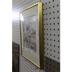 11.5 x 14.5 Framed Amalfi Signed