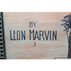 13 x 16 Framed Sheet Music Cover Hudson-Fulton Celebration Leon Marvin