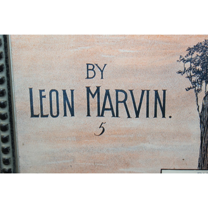 13 x 16 Framed Sheet Music Cover Hudson-Fulton Celebration Leon Marvin