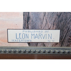 13 x 16 Framed Sheet Music Cover Hudson-Fulton Celebration Leon Marvin