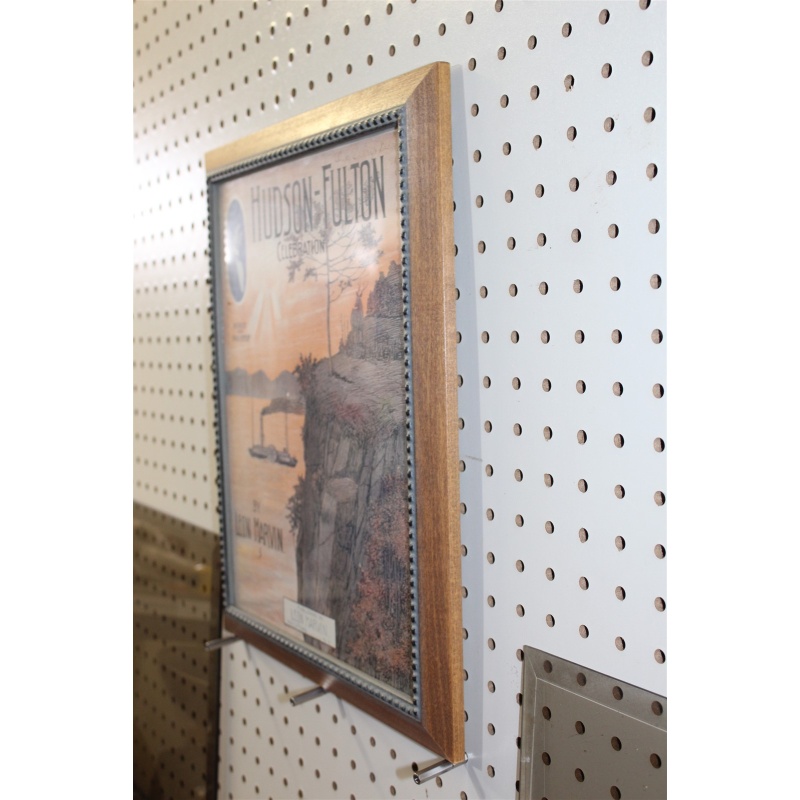 13 x 16 Framed Sheet Music Cover Hudson-Fulton Celebration Leon Marvin