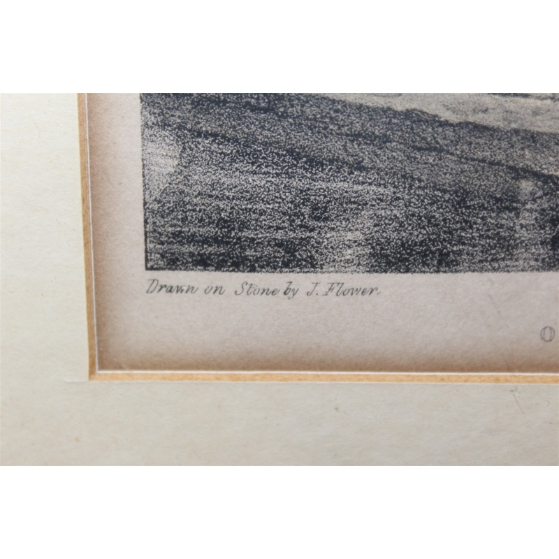 14 x 17.25 Framed Picture Old Buildings on the West Bridge Leicester