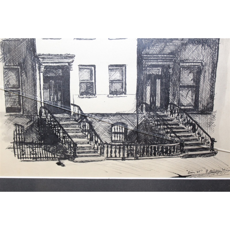 18 x 14 Framed Picture - Signed - Cracked Glass