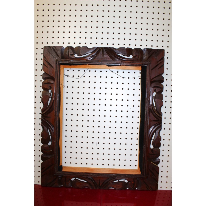 21.5 x 25.5 Very Ornate Wooden Frame