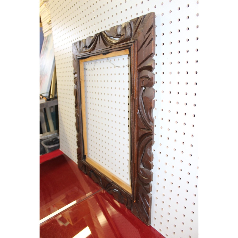 21.5 x 25.5 Very Ornate Wooden Frame