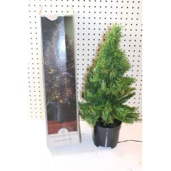 Home For The Holidays 24" Fiber Optic Christmas Tree with Original Box