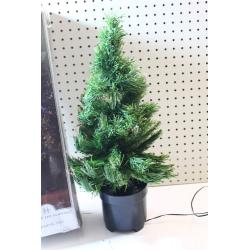 Home For The Holidays 24" Fiber Optic Christmas Tree with Original Box