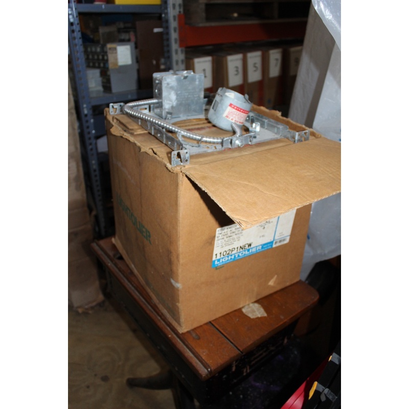 One LYTECASTER 1102P1NEW Recessed LIGHTOLIER 7/11 Frame-In-Kit, Prewired