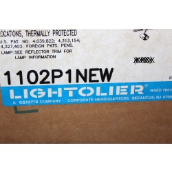 One LYTECASTER 1102P1NEW Recessed LIGHTOLIER 7/11 Frame-In-Kit, Prewired