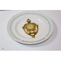 Avon Products Door knocker Second Anniversary Plate By Enoch Wedgwood, England