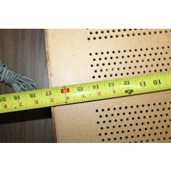 Vintage Classic Stereo Speakers Wooden Cabinets 17" Tall, 13" Wide