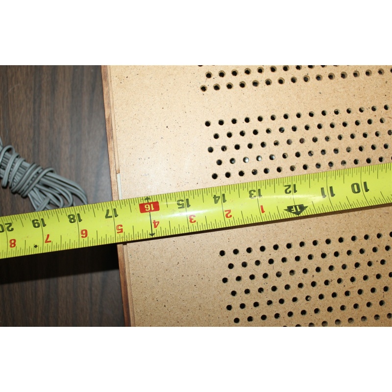 Vintage Classic Stereo Speakers Wooden Cabinets 17" Tall, 13" Wide