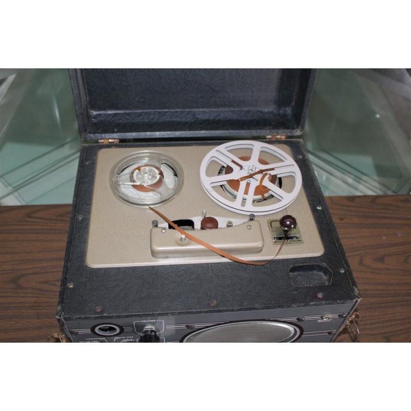 Wilcox Gay Recordio 8T11 Reel to Reel Tape Recorder Player VTG Rare Early Case