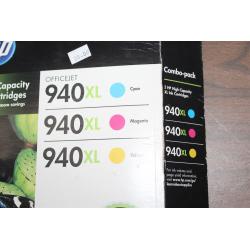 HP OfficeJet - 940XL - 3 Color Combo Pack - High Capacity XL Cartidges
