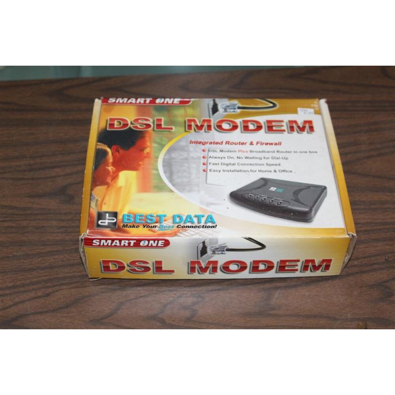 Vintage Best Data Smart One DSL-500 DSL Modem / Integrated Router & Firewall