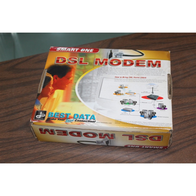 Vintage Best Data Smart One DSL-500 DSL Modem / Integrated Router & Firewall