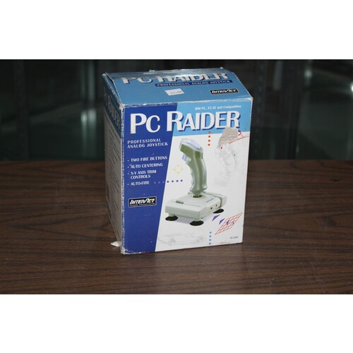 PC Raider Professional Analog Joystick SV-206 Compatible W/ IBM PC XT AT