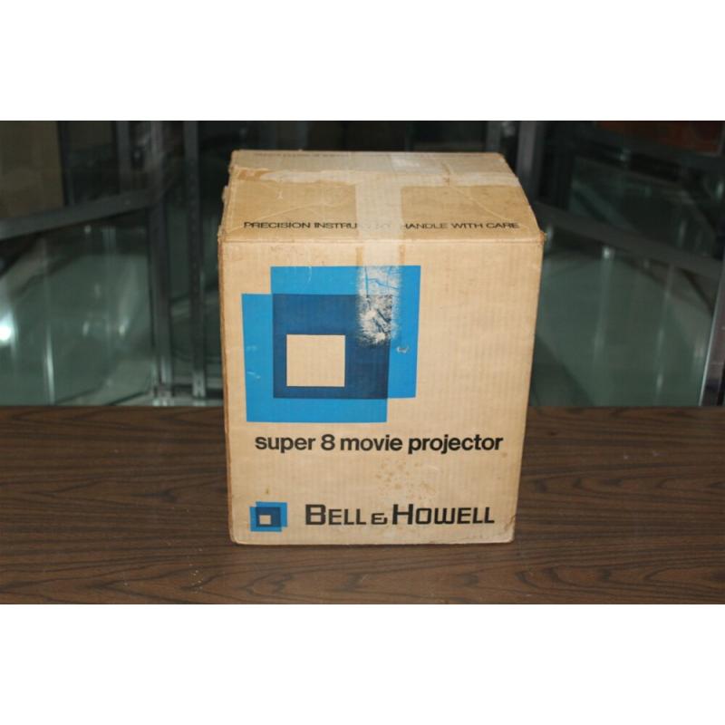 Bell & Howell Super 8 346A Autoload 8mm Movie Film Projector Orig. Box & Extras