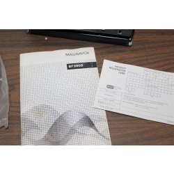 1986 Magnavox 5” View Portable TV & Radio Model BF3909 BK Radio - Works