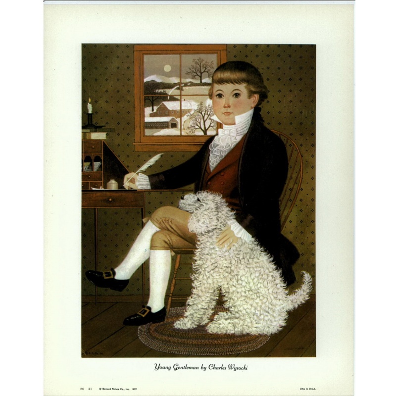 (8 x 10) Art Print PO41 Charles Wysocki Young Gentleman